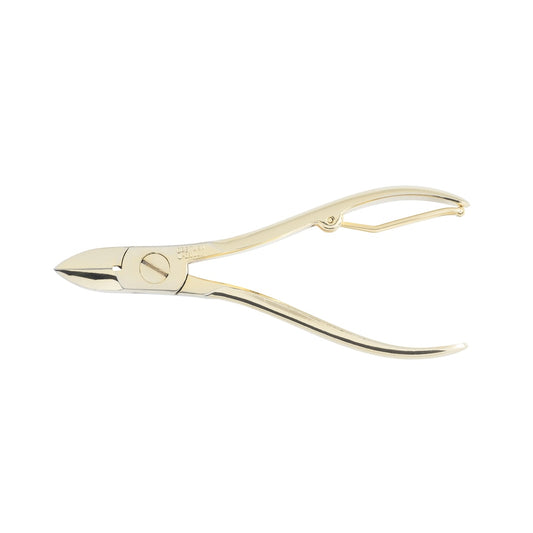 Dreiturm nail nippers gold-plated 10 cm
