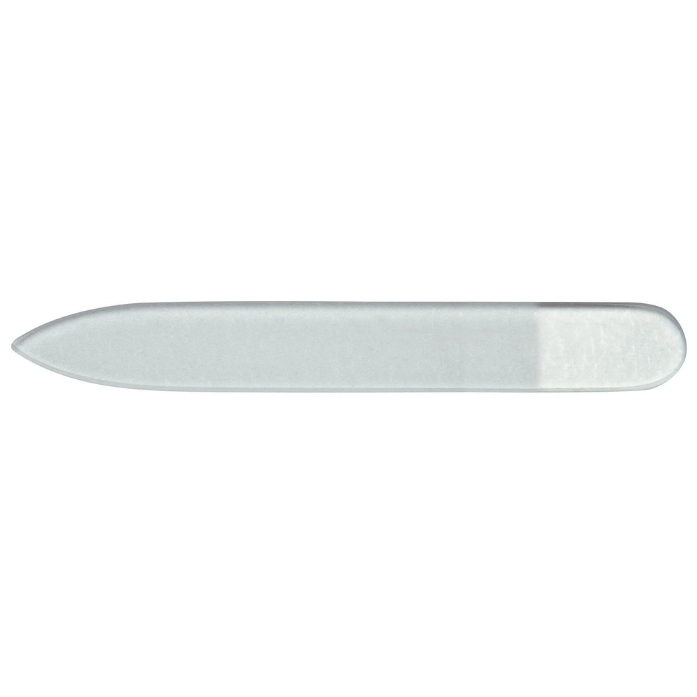 Mini lima de cristal Erbe, 9 cm, de una cara, con superficie abrasiva muy fina grabada en cristal templado