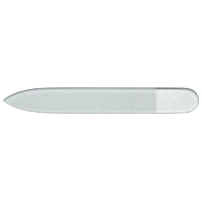 Mini lima de cristal Erbe, 9 cm, de una cara, con superficie abrasiva muy fina grabada en cristal templado