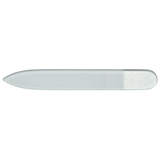 Mini lima de cristal Erbe, 9 cm, de una cara, con superficie abrasiva muy fina grabada en cristal templado