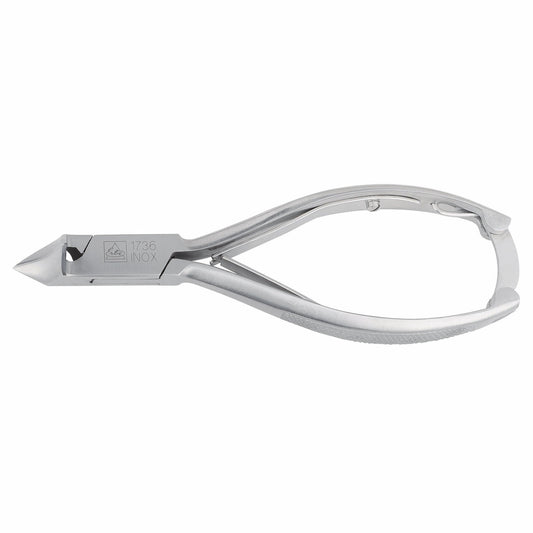 Alicate de corte frontal Erbe Basic 14 cm inoxidable 22 mm articulación pasante con doble muelle