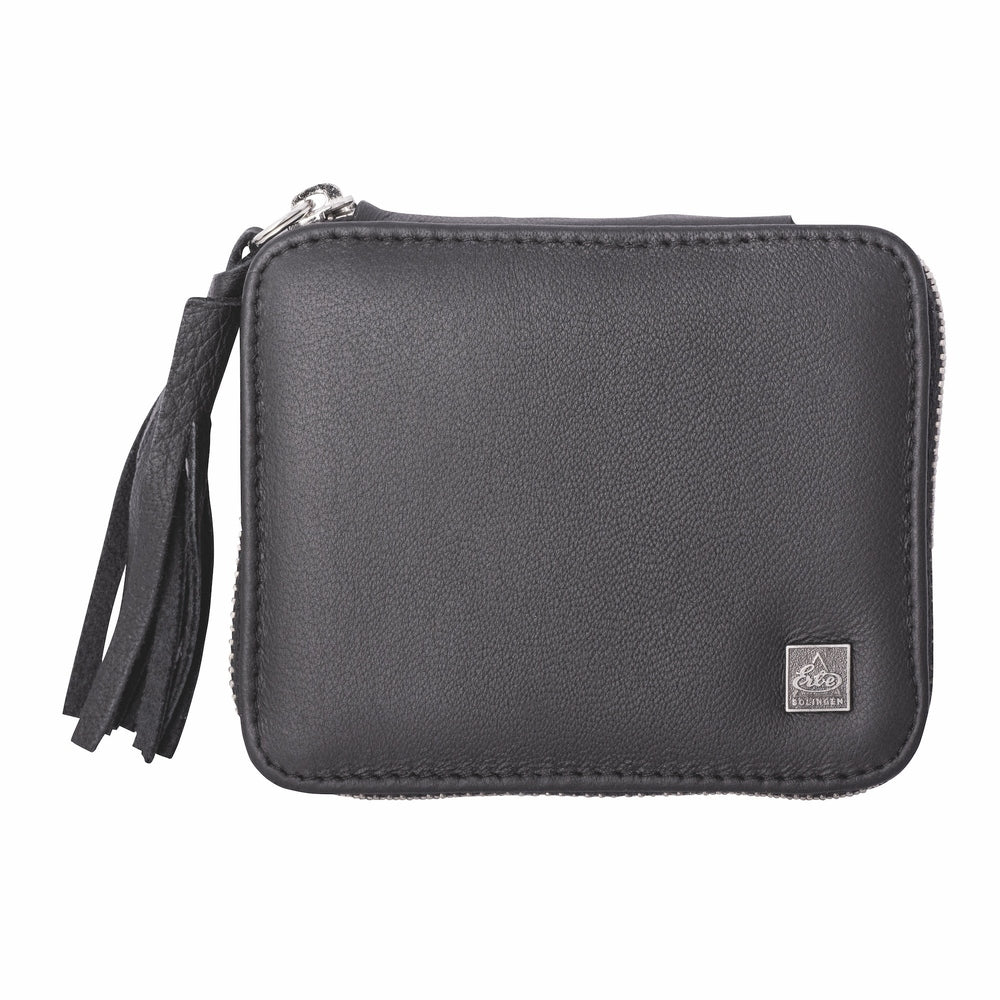 ASTUCCIO MANICURE ERBE CON ZIP BLU SCURO 5 PEZZI SERIE "TIVOLI"