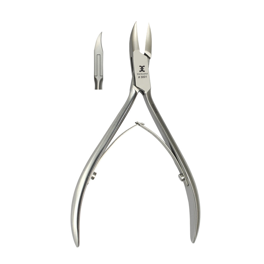Corner nail nippers 11.5 cm - model slightly curved blade