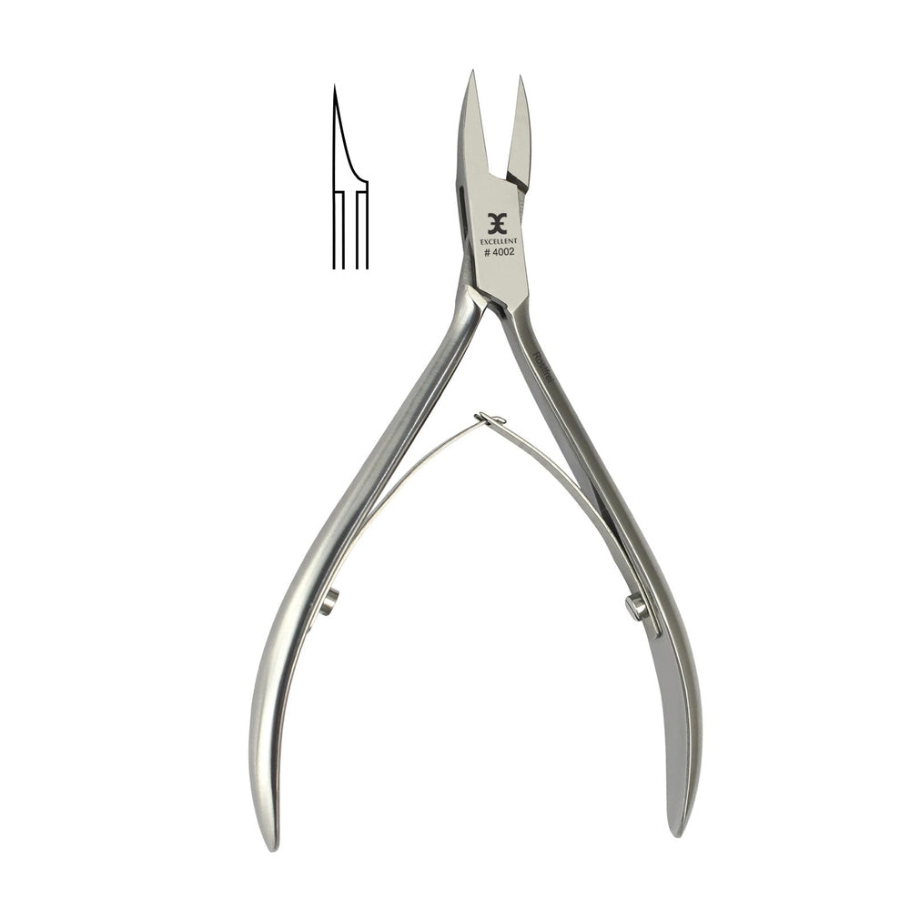 Cążki do narożników paznokci 11,5 cm - model z super smukłym ostrzem
