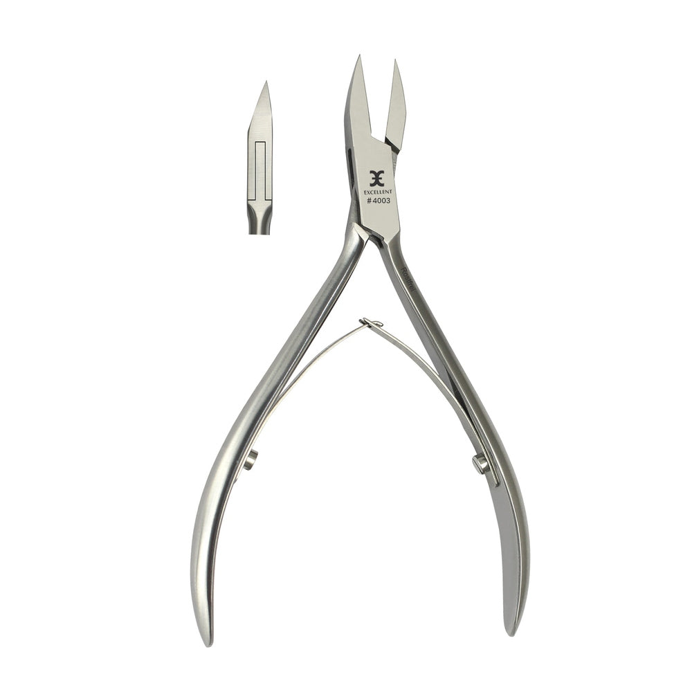 Pince à ongles d'angle 11,5 cm - modèle lame à pointe effilée