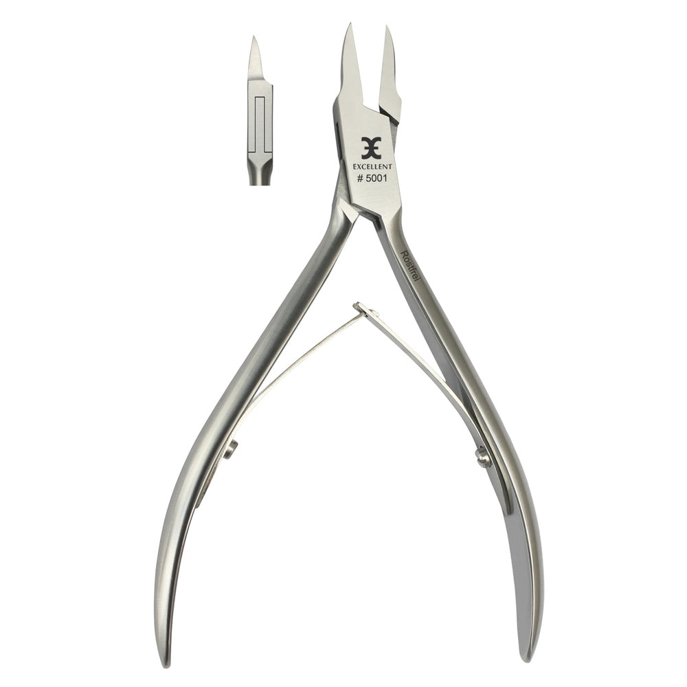 Pince à ongles d'angle 13 cm - modèle lame effilée sur les côtés
