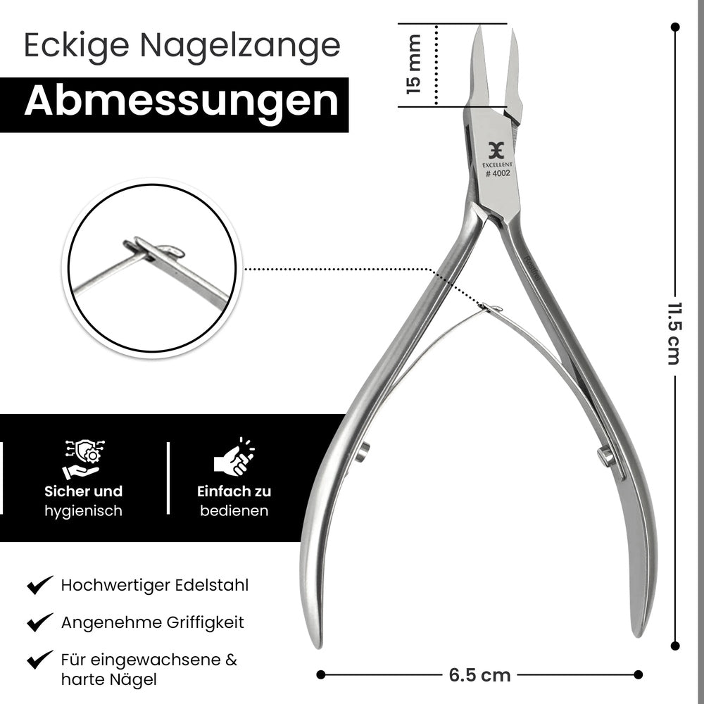 Tronchese per angoli delle unghie sterilizzabile in acciaio inox, senza nichel – vista 5