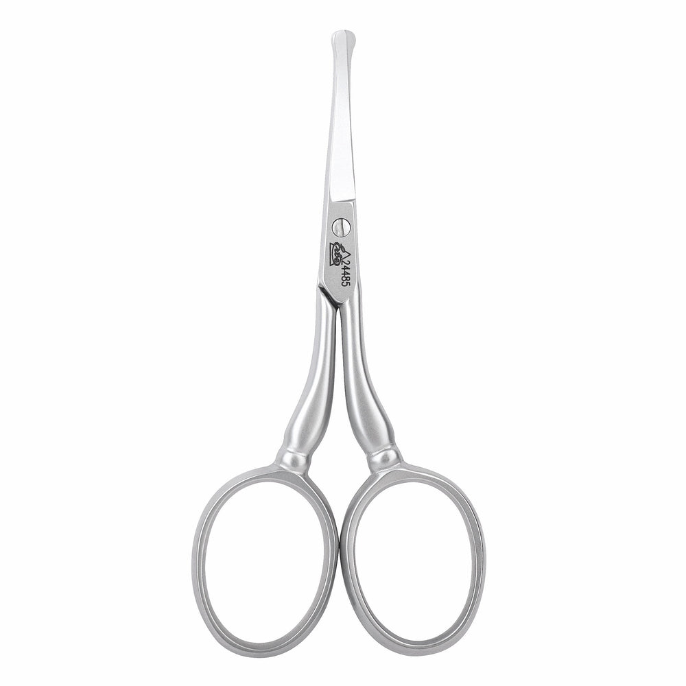 Forbici per barba e peli del naso Erbe Premium inox – Acciaio inox, opaco