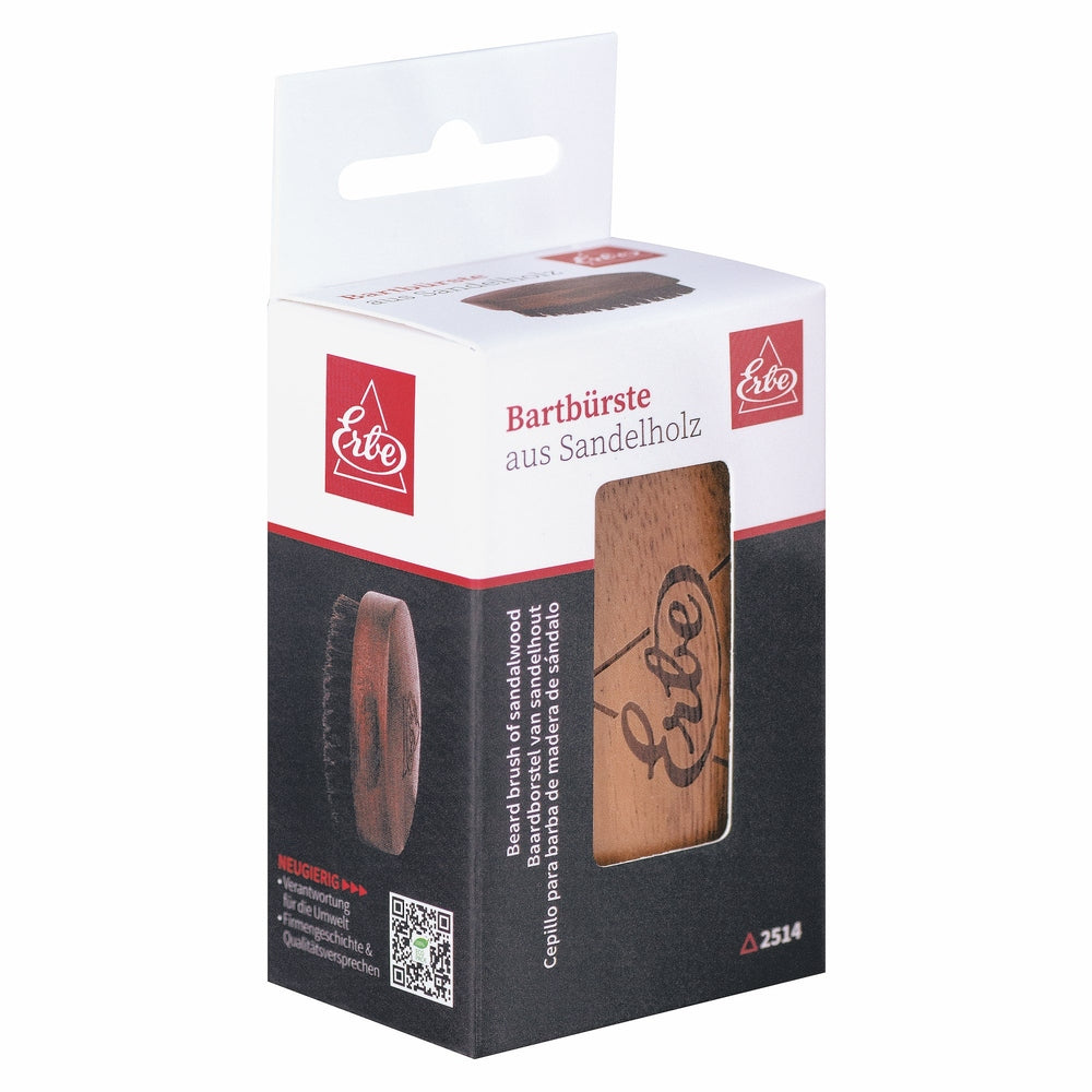 Erbe Beard Brush Sandalwood – Colour brown, view 5