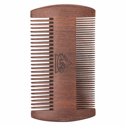 Erbe Beard Comb Double Sided Sandalwood – Colour brown, view 2