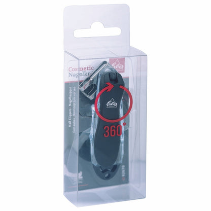 Expositor cortaúñas Erbe 360 inox 6 piezas
