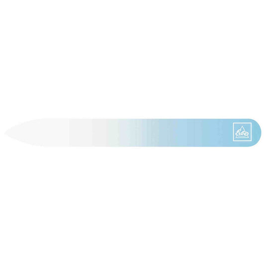 Lima de vidrio Erbe Soft-Touch azul pastel 90 x 3 mm de doble cara