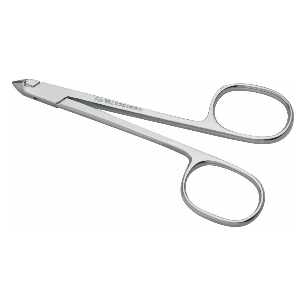 Erbe scissor-shaped cuticle nippers, 10 cm, box joint, for manicure and pedicure