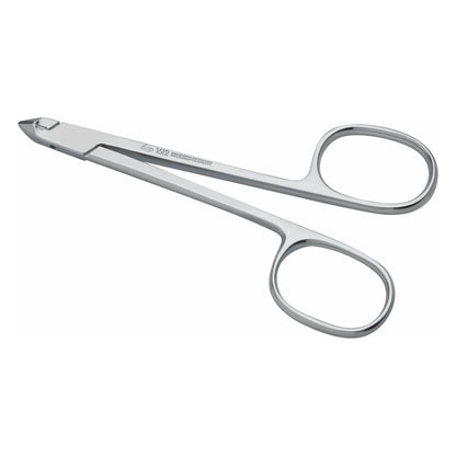 Erbe scissor-shaped cuticle nippers, 10 cm, box joint, for manicure and pedicure