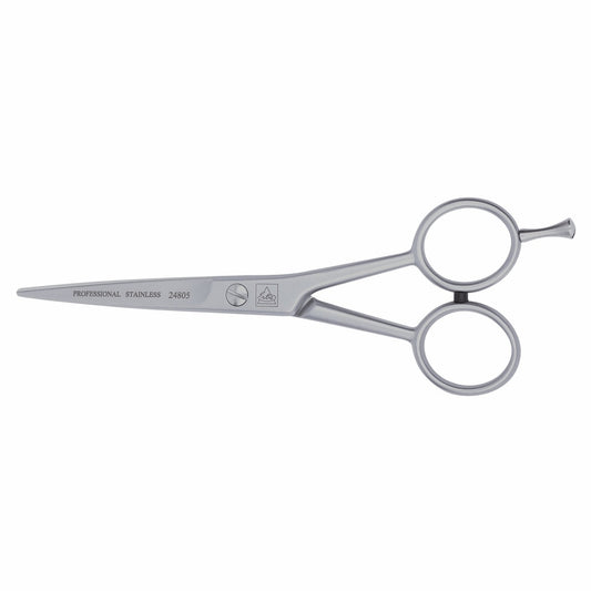 Forbici per capelli Erbe inox 14 cm con appoggiadito