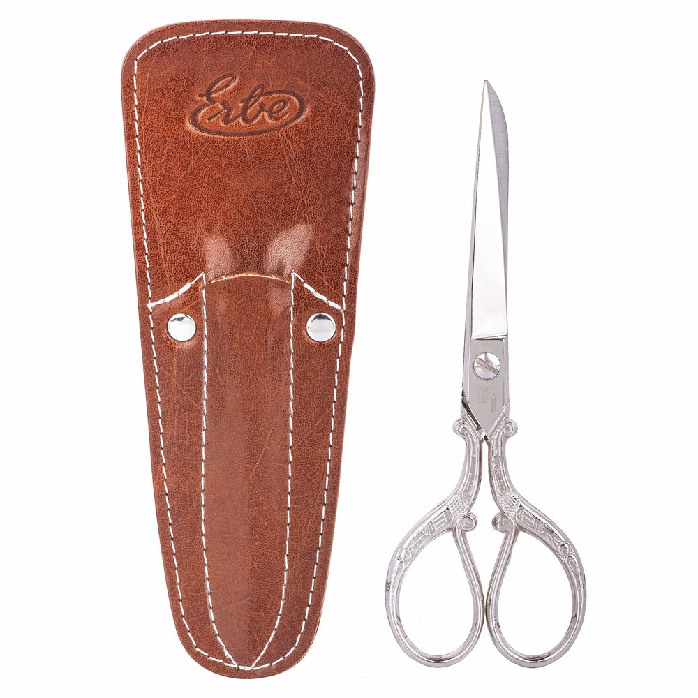 Erbe Household Scissors Nostalgia Leather Sheath Brown – Length 15 cm, view 5