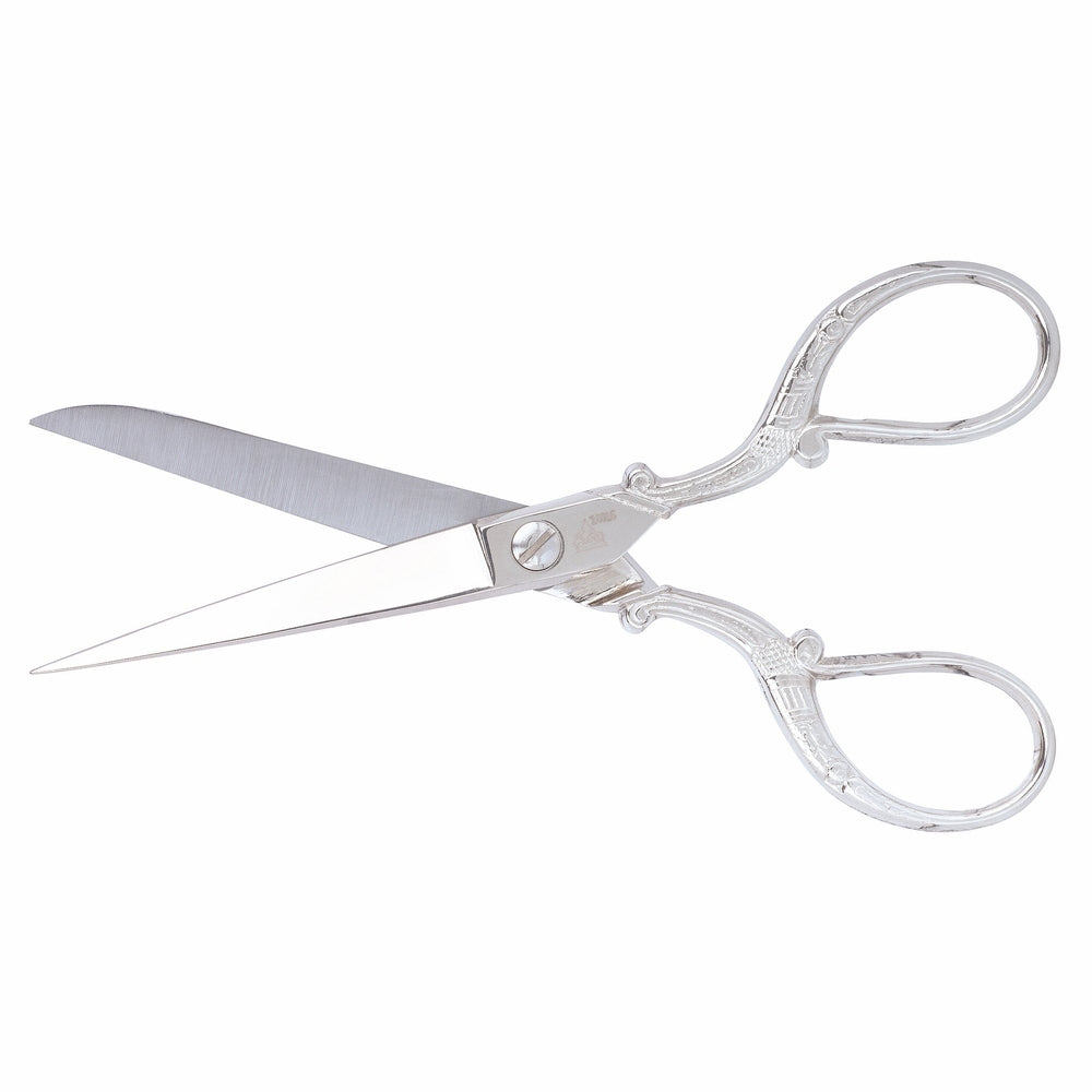 Erbe Household Scissors Nostalgia Leather Sheath Brown – Colour silver, brown, view 4