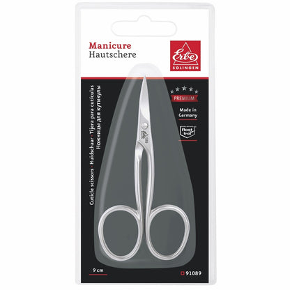 Erbe huidschaar 9 cm inox "Premium", ronde steel, ingeslepen
