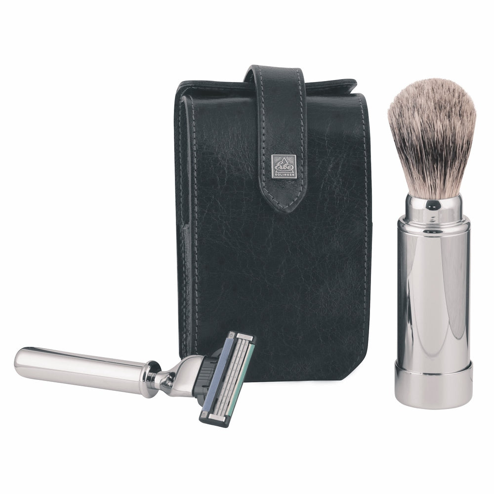 Erbe men's travel set Gillette MACH3 black – Stainless steel, black