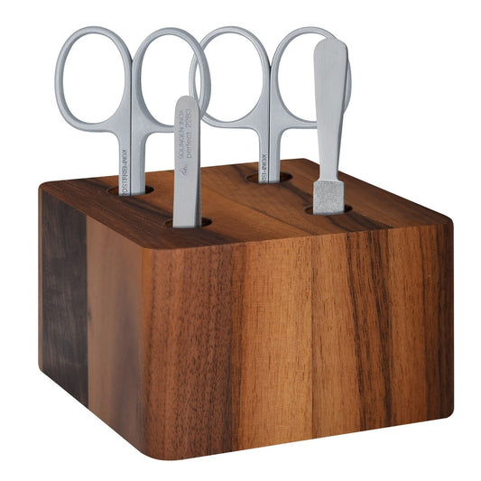 Erbe knife block 4-piece inox – Colour brown, silver