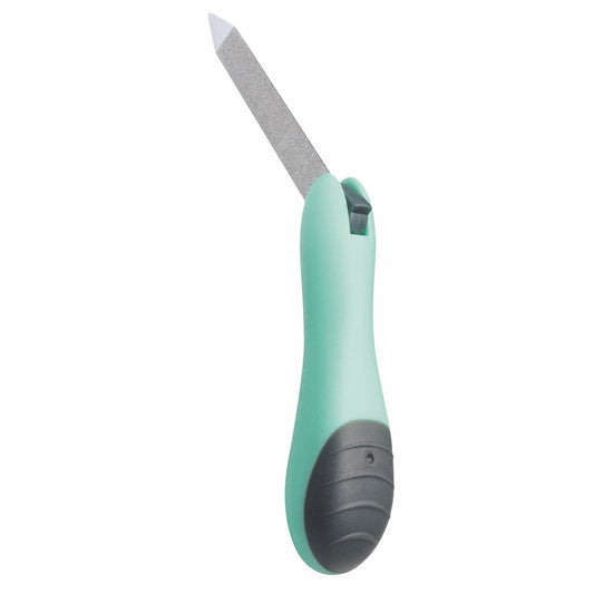 Erbe Folding Nail File Pocket Pastel Green – Length 13 cm