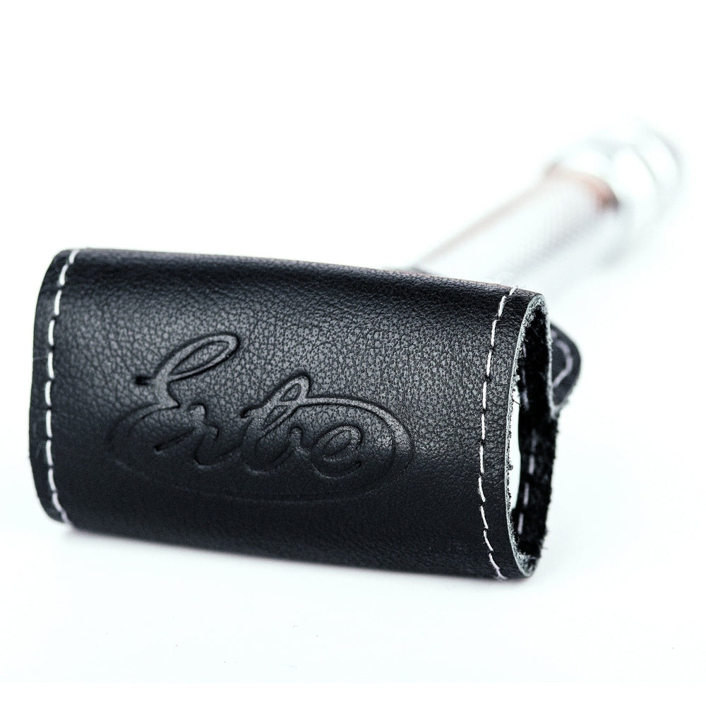 Erbe Blade Guard Hannibal for Safety Razor Leather Black – Leather, black, view 5