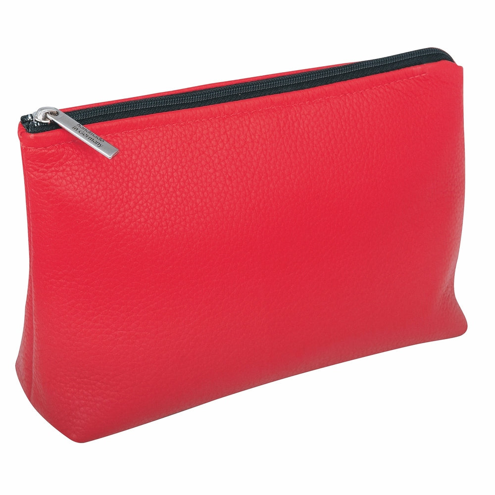 Erbe Leather Cosmetic Bag Red – Genuine leather, red