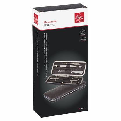 Erbe Manicure Clasp Case Brown 5-piece – Case brown, instrument set, view 4