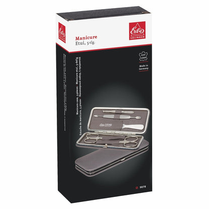 Erbe Manicure Clasp Case Grey 5-piece – Case grey, instrument set, view 4
