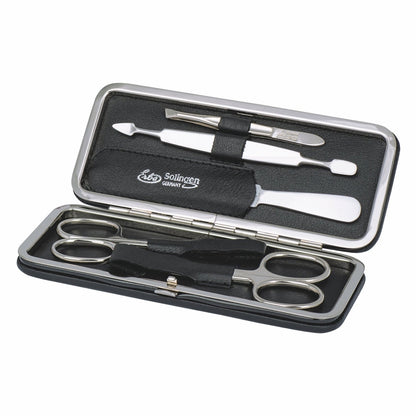 Erbe Manicure Clasp Case Black 5-piece – Case in black