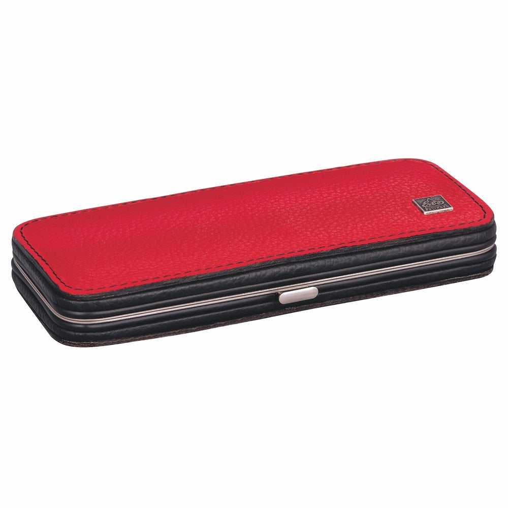 Erbe étui de manucure à fermoir inox rouge noir Colorado – Couleur rouge, noir, argent, vue 3
