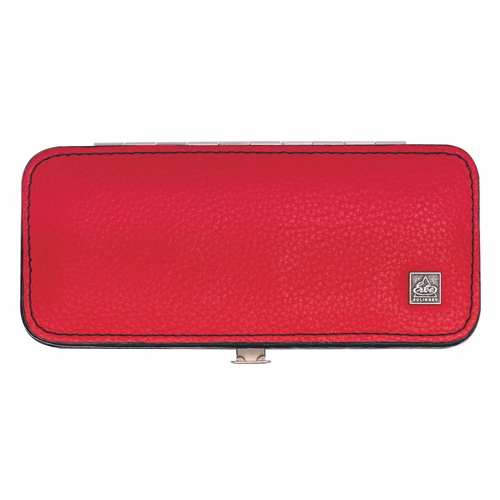 Erbe étui de manucure à fermoir inox rouge noir Colorado – Couleur rouge, noir, argent, vue 2