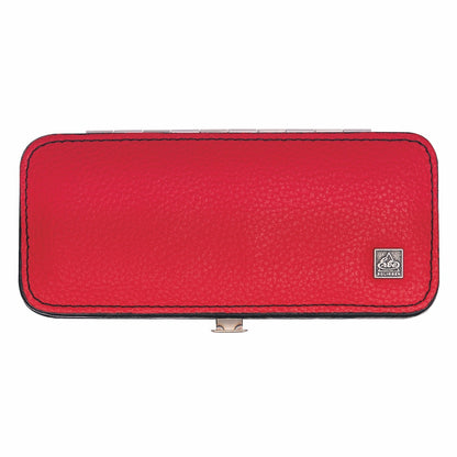 Erbe étui de manucure à fermoir inox rouge noir Colorado – Couleur rouge, noir, argent, vue 2