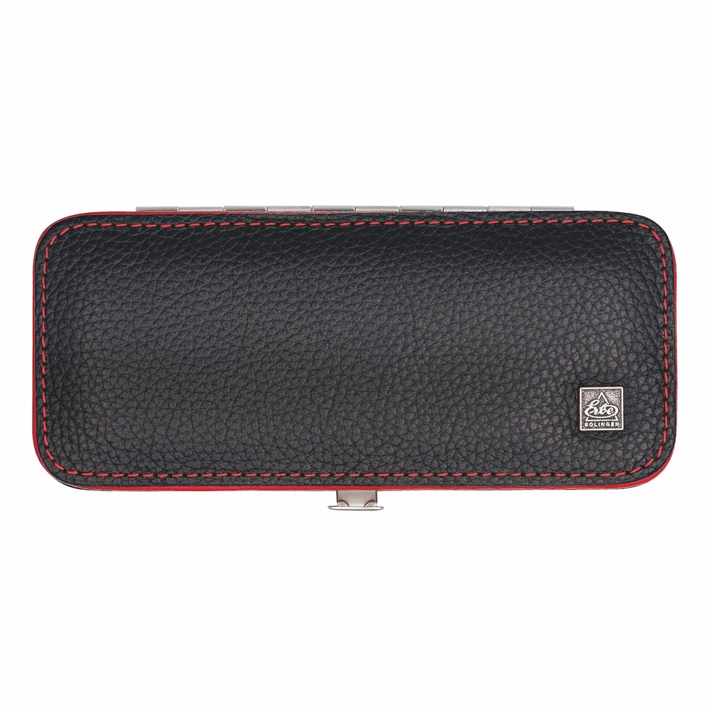 Erbe Manicure Clasp Case Inox Black Red Colorado – Colour black, red, silver, view 2