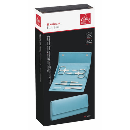 Erbe Manicure Press Stud Case Sea Blue 5-piece – Case in sea blue, view 3