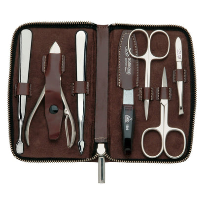 Erbe Maniküre Etui 7-teilig Braun