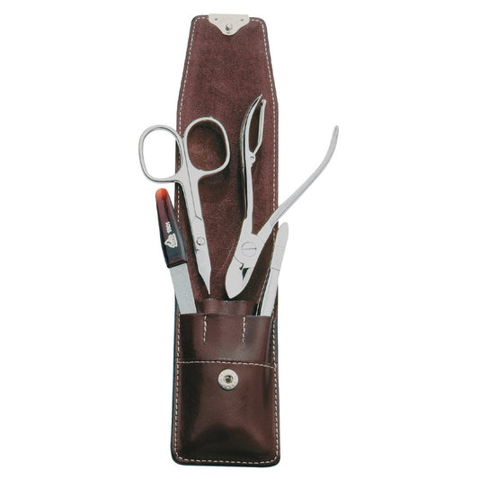 Erbe Manicure Etui Bruin – Etui in bruin