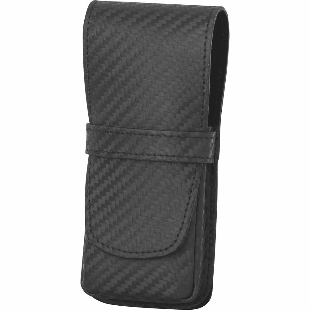 Erbe Maniküre Etui Carbon Travel inox 4-teilig – Farbe Schwarz