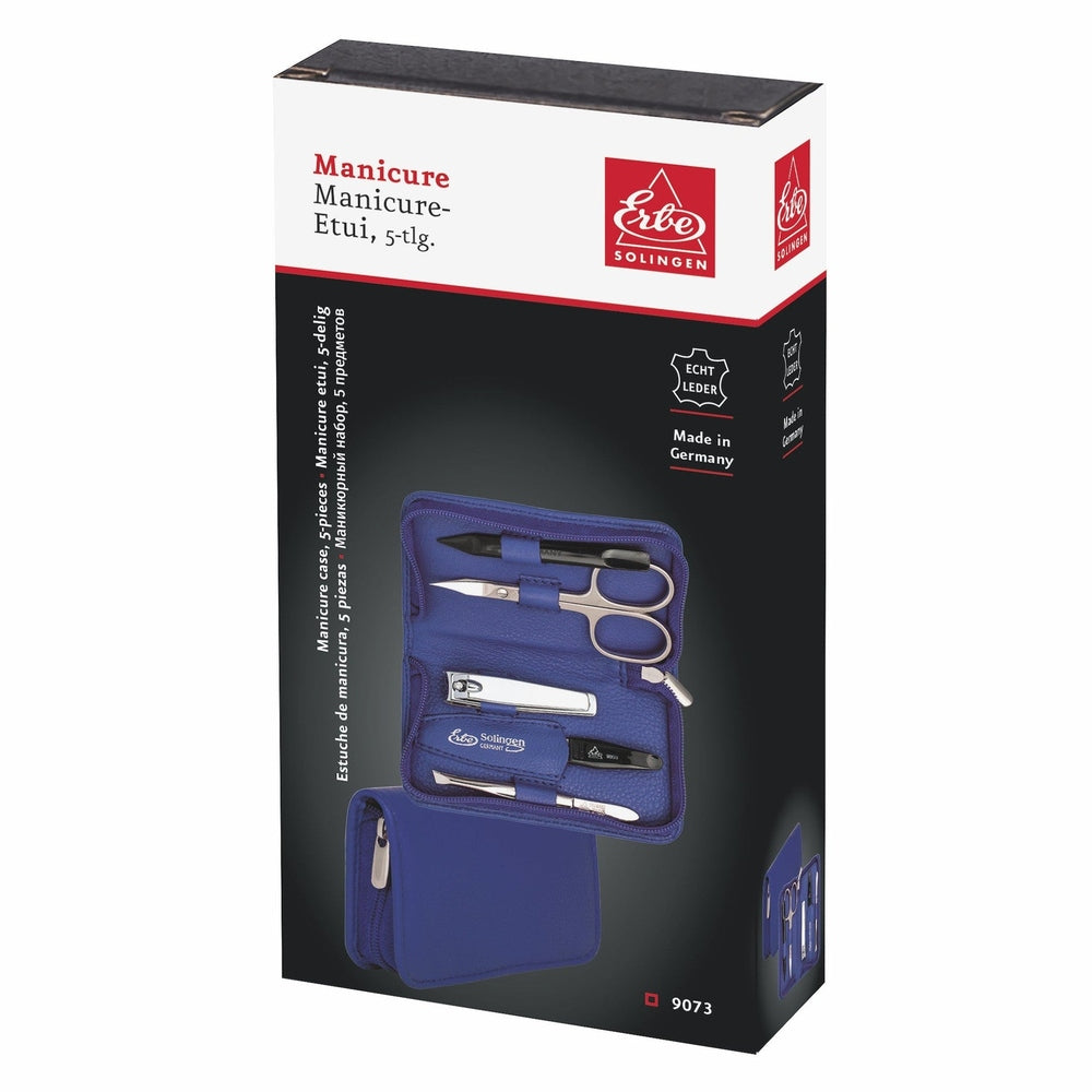 Erbe Manicure Zip Case Blue 5-piece – Case in blue, view 3