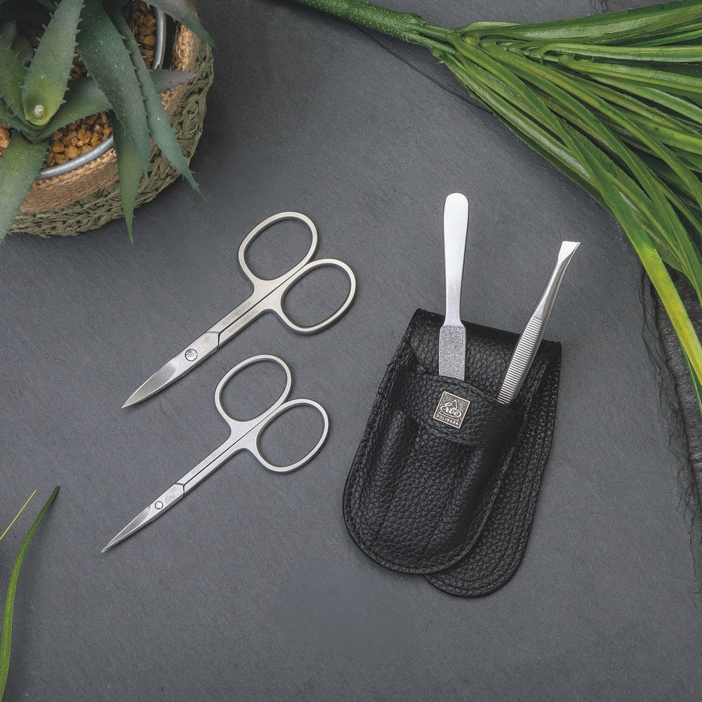 Erbe manicure-insteeketui inox Zwart Nagel- en huidschaar – Kleur zwart, zilver, aanzicht 4