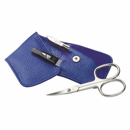 Etui kieszonkowe do manicure Erbe niebieskie – Etui w kolorze niebieskim