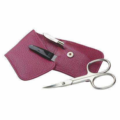 Etui kieszonkowe do manicure Erbe różowe