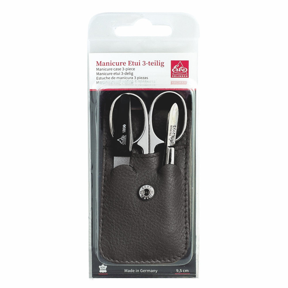 Erbe Manicure Pocket Case Black Blister Pack – Case in black, view 3