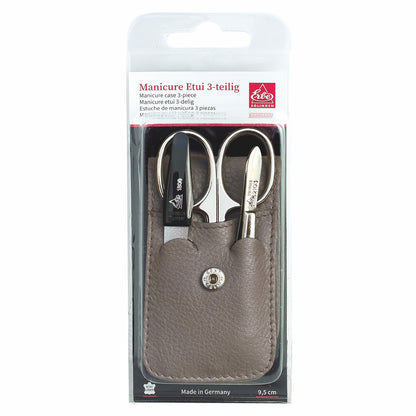 Erbe Manicure Pocket Case Taupe Blister Pack – Case in taupe, view 3