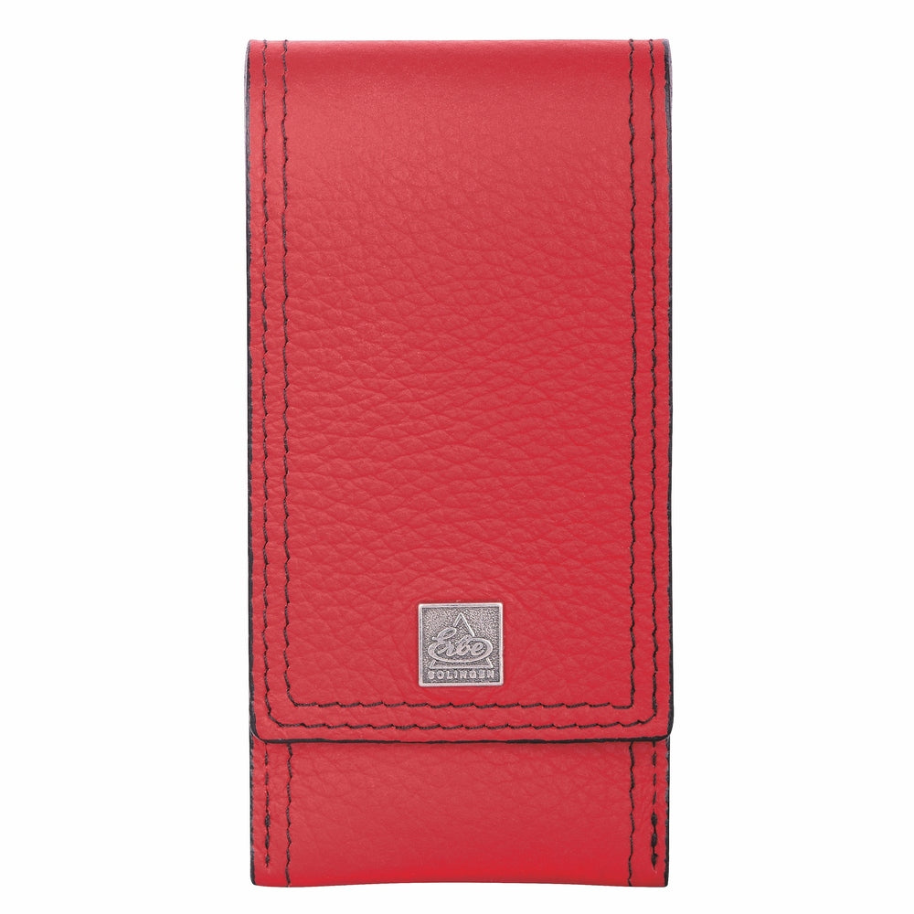 Etui kieszonkowe do manicure Erbe inox czerwono-czarne Colorado – Kolor czerwony, czarny, srebrny, widok 3