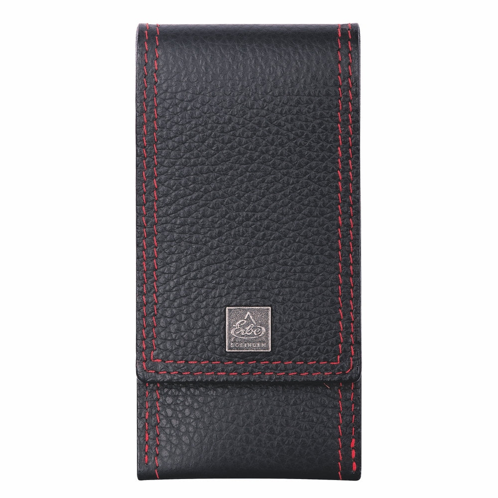 Erbe Manicure Pocket Case Inox Black Red Colorado – Colour black, red, silver, view 3