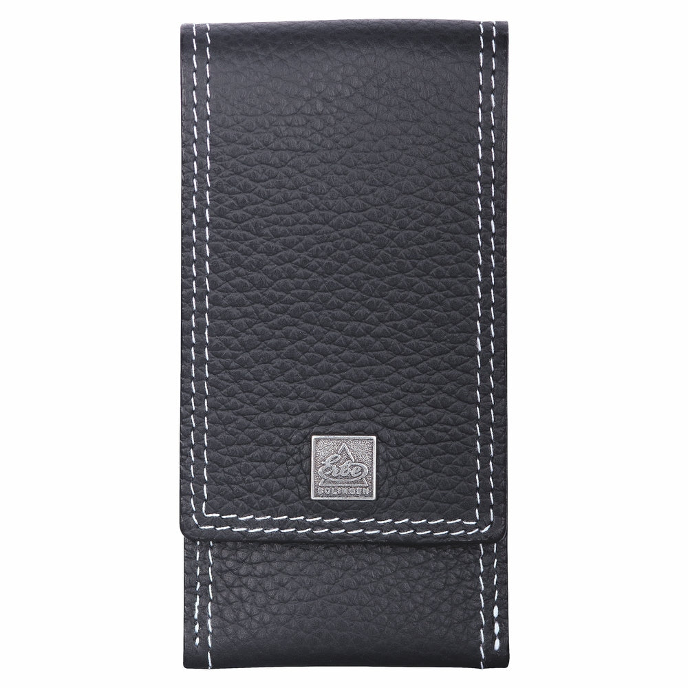 Kieszonkowe etui do manicure Erbe inox czarno-białe Colorado