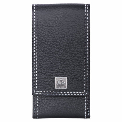 Kieszonkowe etui do manicure Erbe inox czarno-białe Colorado
