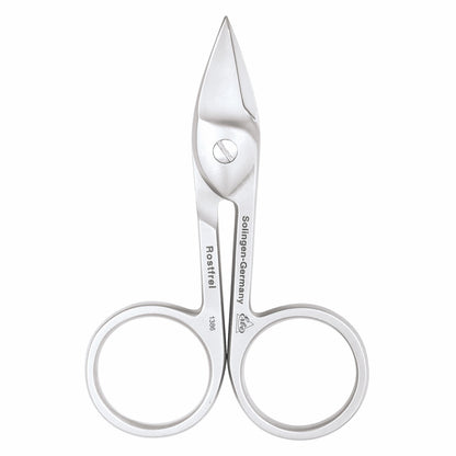 Ciseaux à ongles Erbe Lanza Inox, 9 cm, en acier inoxydable à lames extra-larges