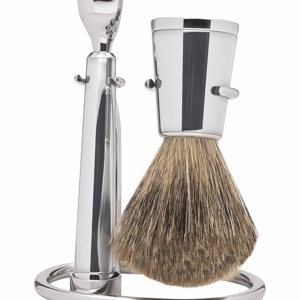 Erbe New York Shaving Set Gillette Mach3 Metal 3-piece
